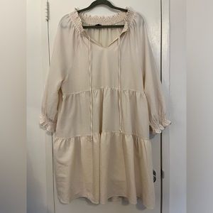 Wishlist Cream Tunic Dress
